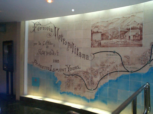 mural of early metro plan